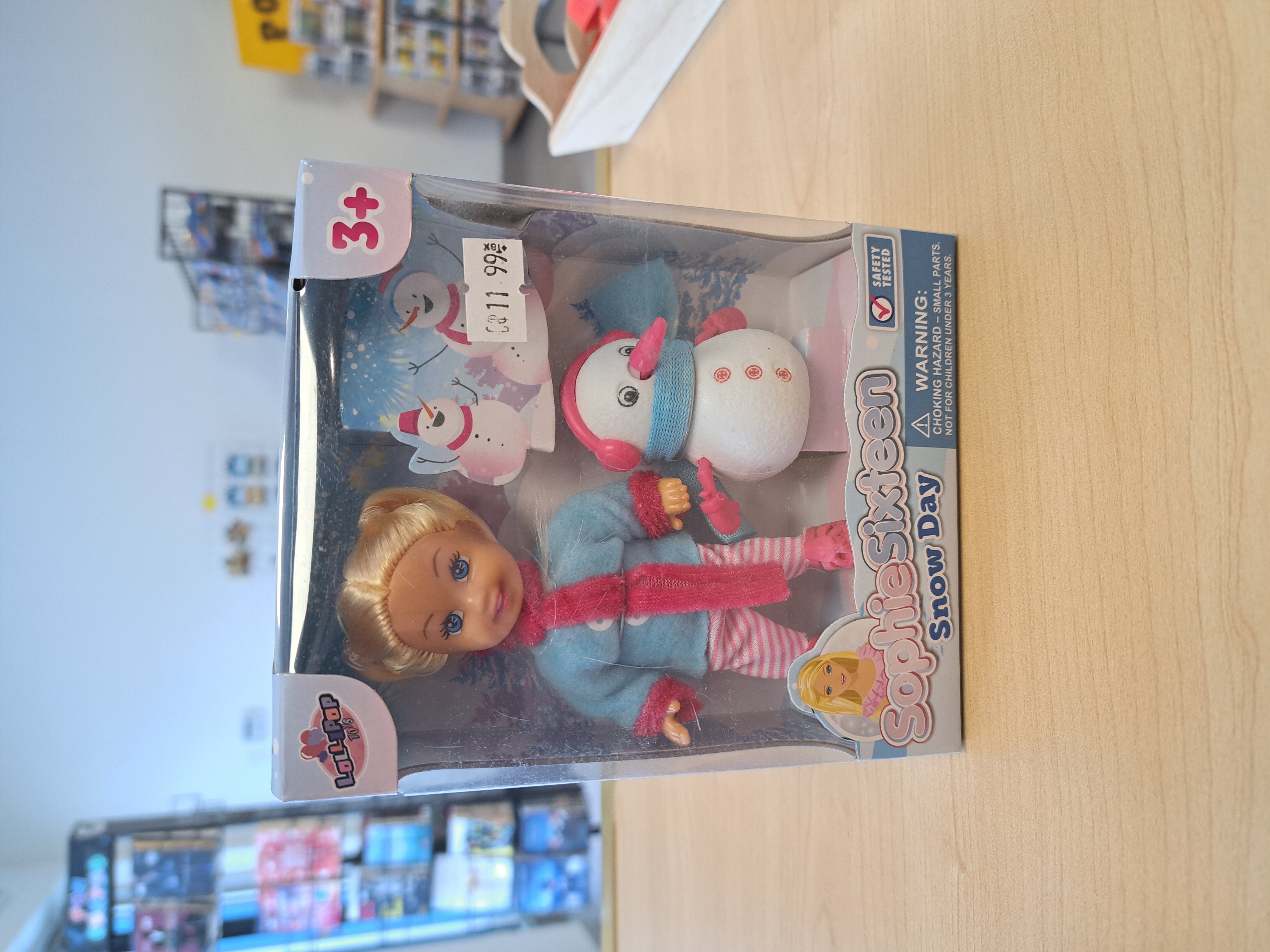 Ensemble de jeu jour de neige Sophie